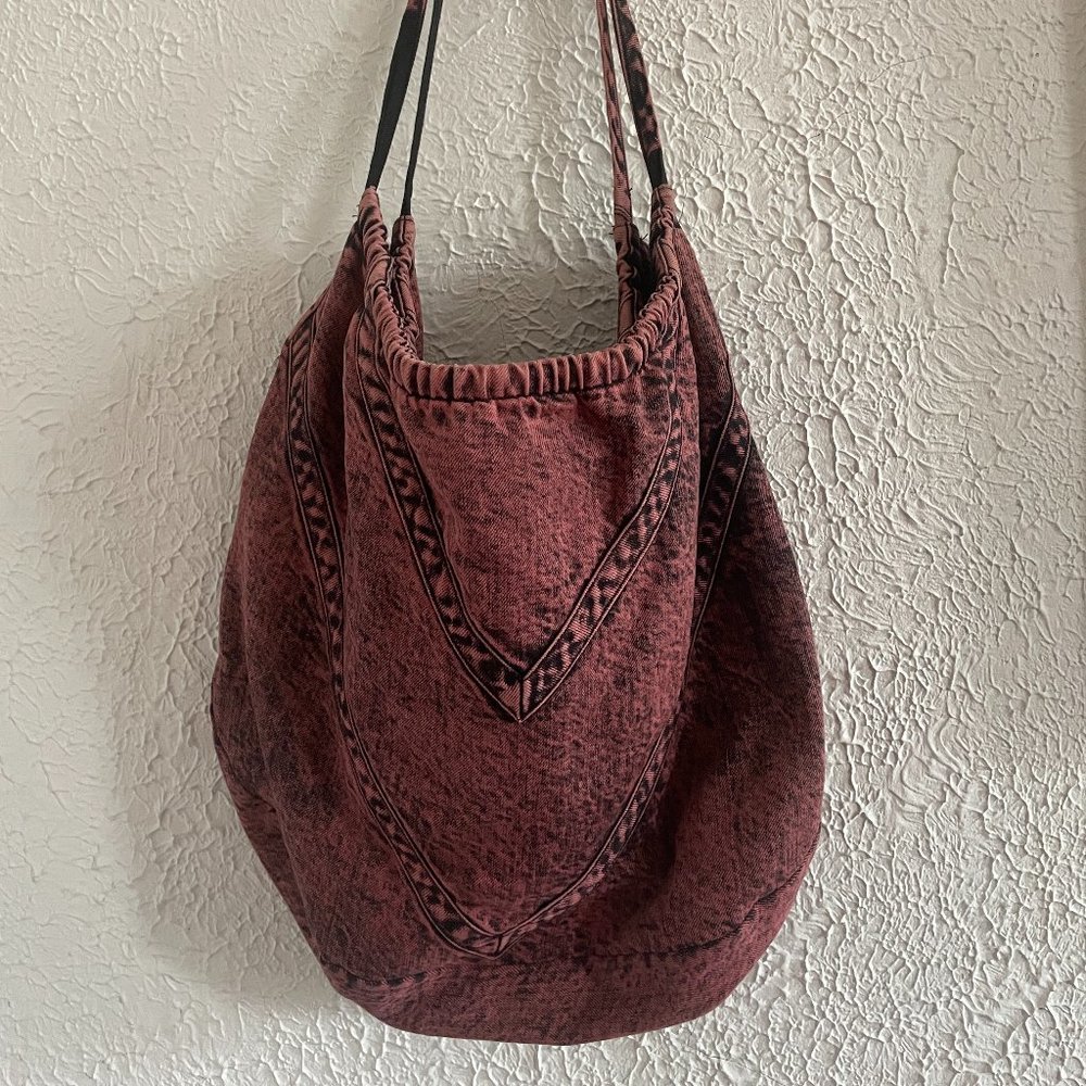 Rachel Comey Pink Acid Wash Blini Bag